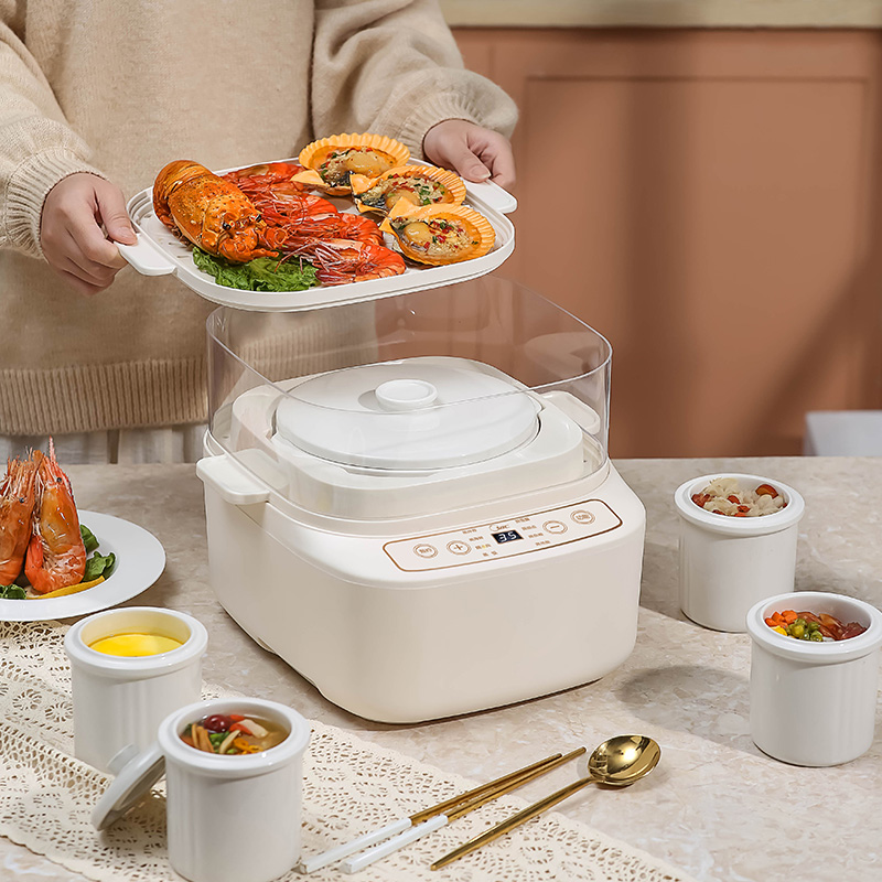 XBC- Multi-function insulated electric steamer with four small sauces
